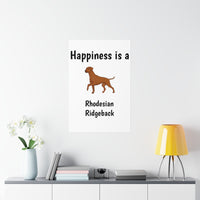 Rhodesian Ridgeback Premium Matte Vertical Posters, 7 Sizes, Matte Finish, Indoor Use, FREE Shipping, Made in USA!!