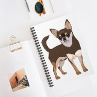 Chihuahuas Spiral Notebook - Ruled Line, 118 Pages, Customizable, FREE Shipping, Made in the USA!!