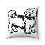 Shih Tzu Spun Polyester Square Pillow Case