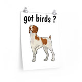Brittany Dog Premium Matte vertical posters, 7 Sizes, Can be Customized, Made in the USA!!