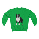 Border Collie Unisex Heavy Blend™ Crewneck Sweatshirt, 11 Colors, S - 3XL, 50% Cotton/Polyester, FREE Shipping, Made in USA!!