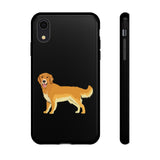 Golden Retriever Cell Phone Cases, Samsung, iPhone, Google, Impact Resistant, Dual Layer for Protection, FREE Shipping, Made in USA!!