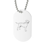 Labrador Retriever Dog Tag Necklace
