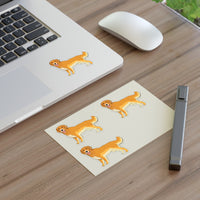 Golden Retriever Sticker Sheets, 2 Image Sizes, 3 Image Surfaces, Water Resistant Vinyl, FREE Shipping, Made in USA!!