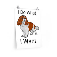 Cavalier King Charles Spaniel Premium Matte vertical posters, 7 Sizes, Customizable, FREE Shipping, Made in USA!!