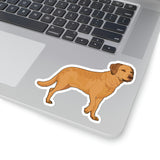 Chesapeake Bay Retriever Kiss-Cut Stickers, 4 Sizes, White or Transparent, Indoor Use, FREE Shipping, Made in USA!!