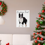 Border Collie Premium Matte vertical posters, 7 Sizes, Customizable, Personalized, FREE Shipping, Made in the USA!!