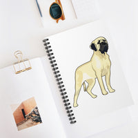 Mastiff Spiral Notebook - Ruled Line, 118 Pages, Great for Shopping Lists, School Notes, Poems, Made in the USA!!
