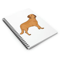 Chesapeake Bay Retriever Spiral Notebook - Ruled Line, 118 pages, shopping, school notes, poems, song, FREE Shipping, Made in USA!!