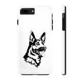 German Shepherd Case Mate Tough Phone Cases, Over 30 Sizes, Impact Resistant, Rubber Liner, FREE Shipping, Made in USA!!