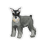 Miniature Schnauzers Die-Cut Stickers, Water Resistant Vinyl, 5 Sizes, Matte Finish, Indoor/Outdoor, FREE Shipping, Made in USA!!