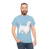 West Highland White Terrier Unisex Heavy Cotton Tee, S - 5XL, Cotton, FREE Shipping, Made in USA!!