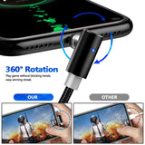 Magnetic Cable, 2m Fast Micro USB Type C Charger, Charging For iPhone XS X XR 8 7 Samsung S8 Magnet Android Phone Cable Cord