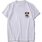 German Shorthaired Funny Pointer In Your Pocket T-Shirt Summer Cotton Cute Tee shirt Homme Pug