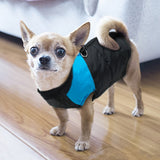 Clothes for Large Dogs Waterproof Dog Vest Jacket Winter Nylon Dogs Clothing for Dogs Chihuahua Labrador Blue Pink