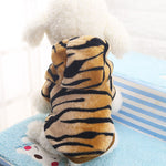 Shih Tzu Winter Dog Coats, Small Dog Clothes, Warm jumpsuit, Clothes for Small Dog, Tiger, Leopard Design, Pet Clothes