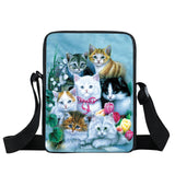 German Shepherd Messenger Bag, Women Handbag, Boys Girls Mini Cross Bags, Kids Gift, Book Bags