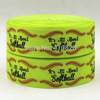 Softball Ribbon, 50 yds/roll, 1.5 Inches Wide, FREE Shipping