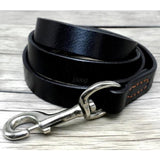 Genuine Leather Dog Leash, Pet Training, Lead, Prevent Bite, Black and Brown, German Shepherd, Rottweiler, Lab