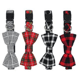 Bownot Dog Collar Plaid Cat Dog Collars Breakaway Small Dog Collar for Small Dog Puppy Kitten Pets Chihuahua Toy Poodle