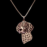 German Shorthaired Pointer Necklace Fashion Jewelry Pet Dog Pendant Necklaces Lovers'