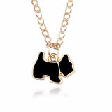 Cute Dog Necklace For Women Animals Puppy Doggy Pendant Kawaii Shiba Inu Husky Poodle Necklaces&Pendants Christmas Xmas Jewelry