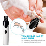 Pet Nail Grinder, Rechargeable, USB Charging, Nail Clippers, Ultra Quiet, Electric Nail Grooming Trimmer Tools